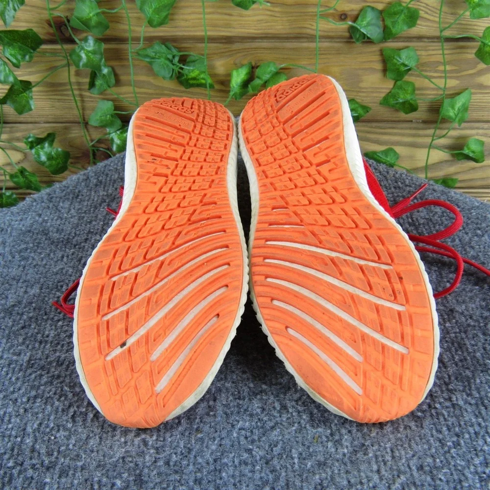adidas Sneaker Cloudfoam Boys Y 3.5 Medium Athletic Red Synthetic Lace‎ Up